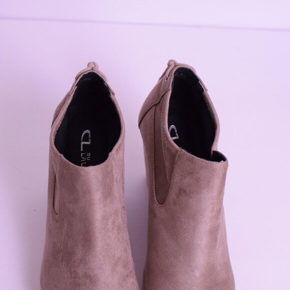CL by Chinese Laundry Women's Faux Suede Viva Wedge Ankle Booties - Size 9.5M - Picture 3 of 7
